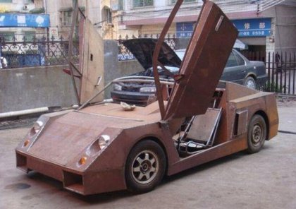 Китаец построил себе Lamborghini...ну или что-то вроде