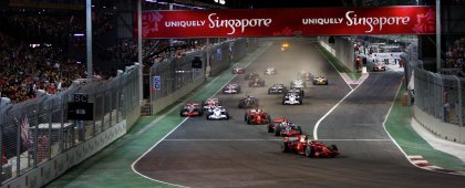 Результаты ночной гонки Формулы 1 в Сингапуре