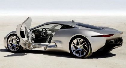 Сумасшедший концепт на турбо-электротяге от Jaguar - CX75