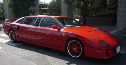 Ferrari F40 Stretch Limousine – ну очень длинный «суперкар»!