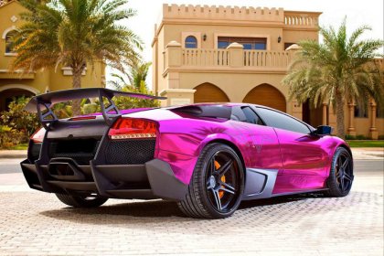 Хромо-розовый Lamborghini LP670-4 SuperVeloce?!