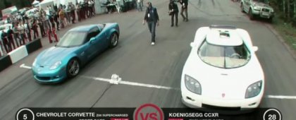 :  -  Corvette Z06  Koenigsegg CCXR