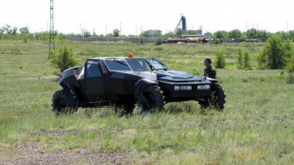 Черный ворон – аналог бэтмобиля из Казахстана!
