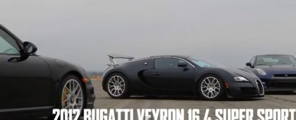 : Nissan GT-R, Bugatti Veyron, Porsche 911 Turbo S     ...