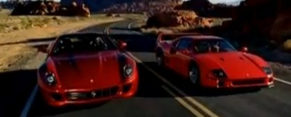 Видео: Ferrari Brings F40 и 599 GTB – битва за корону!