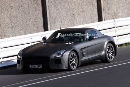 AMG тестирует прототип Mercedes-Benz SLS AMG Black Series