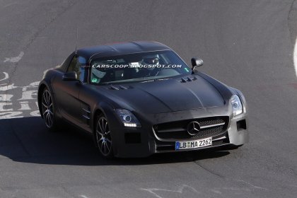 AMG тестирует прототип Mercedes-Benz SLS AMG Black Series