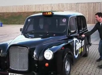 Сумасшедший дрифтинг на лондонском такси