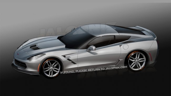 Опубликованы первые изображения Corvette 2014-го модельного года