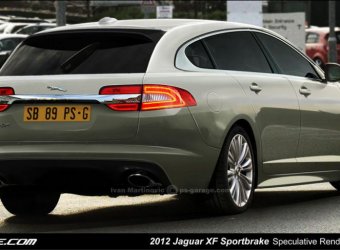 CG-дизайнеры представили как может выглядеть серийный Jaguar XF Sportbrake