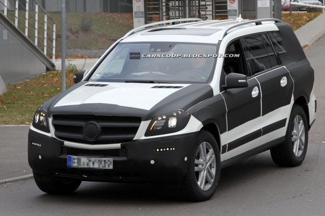 Шпионские фото обновленного Mercedes-Benz GL-Class