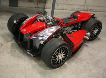 Wazuma V8F – сумасшедший квадроцикл с двигателем Ferrari!