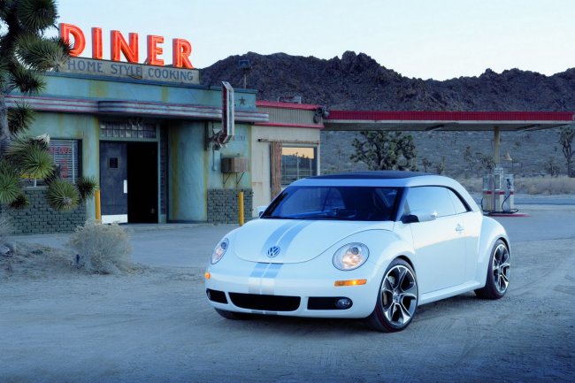Volkswagen покажет в Детройте электрический хот-род на базе Beetle