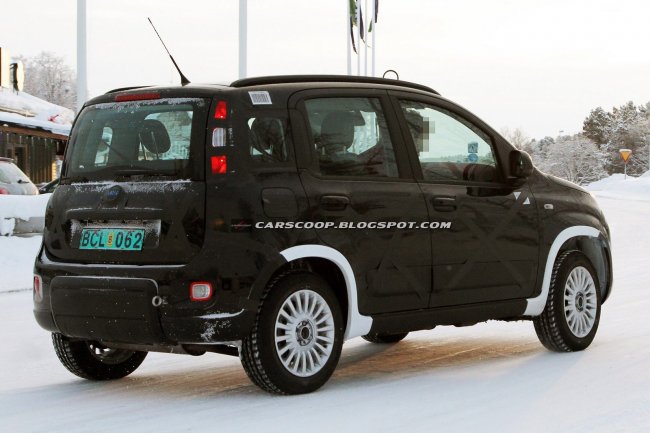 Fiat тестирует полноприводную версию модели Panda