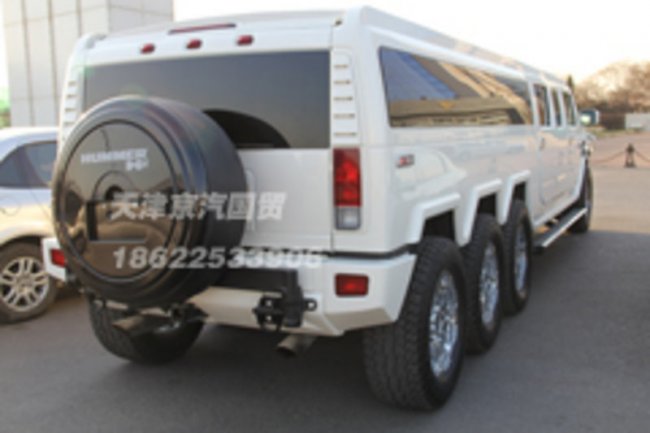 Китайцы собрали восьмиколёсный лимузин на базе Hummer H2