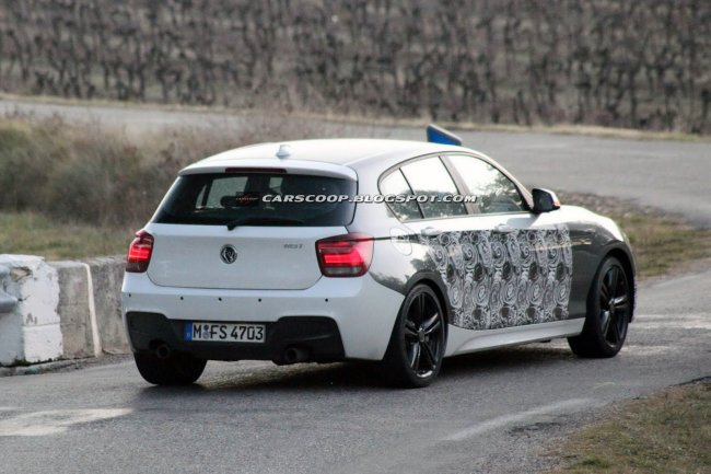 Фото тестового прототипа M-версии BMW 1-Series
