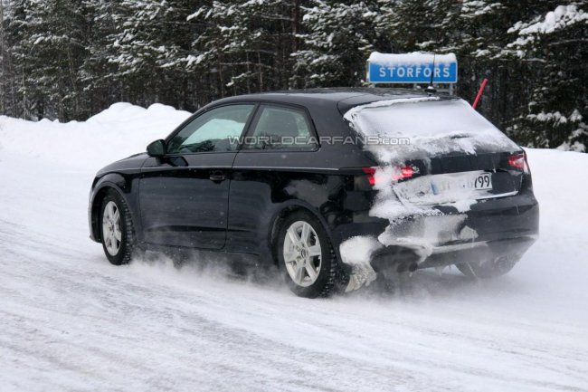 Audi A3 нового поколения уже не скрывается за камуфляжем