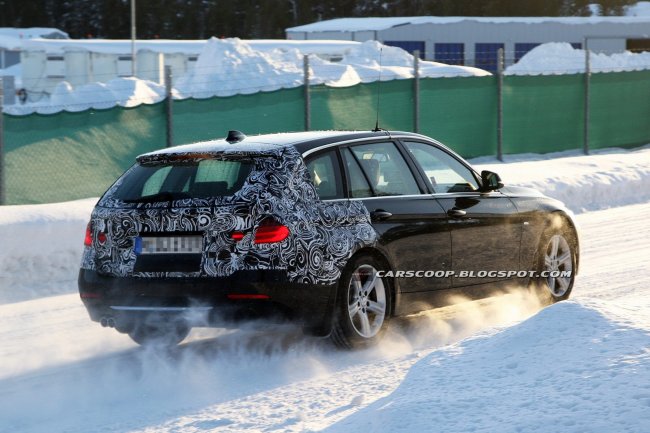 BMW 3-Series Touring замечен практически без камуфляжа