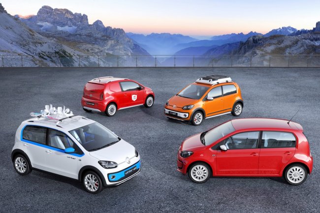 Volkswagen подготовил к Женеве 4 тематических концепта Up!