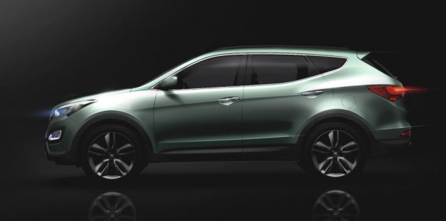 Hyundai рассекретил внешность нового Santa Fe