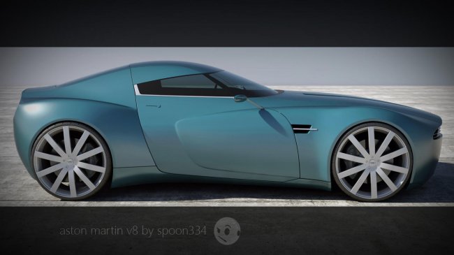 Концепт Aston Martin V8 Vantage от независимого дизайнера