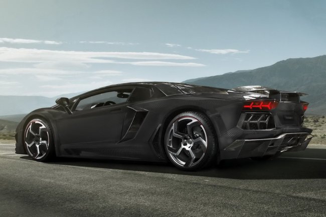 Ателье Mansori одело в карбон суперкар Lamborghini Aventador