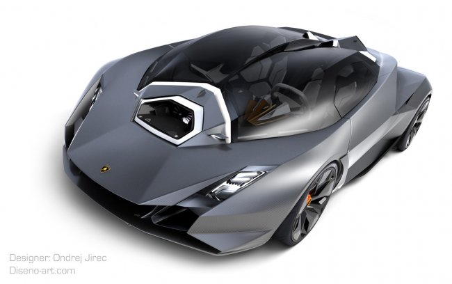 Дизайн-концепт Lamborghini Perdig&#243;n от Ondrej Jirec