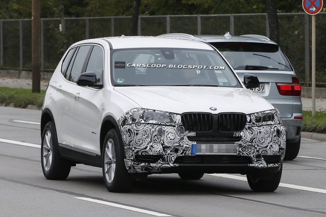 BMW готовит лёгкий фейслифтинг для модели X3