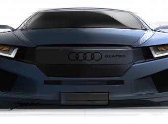 Интересный концепт купе Audi Quattro от белорусского дизайнера