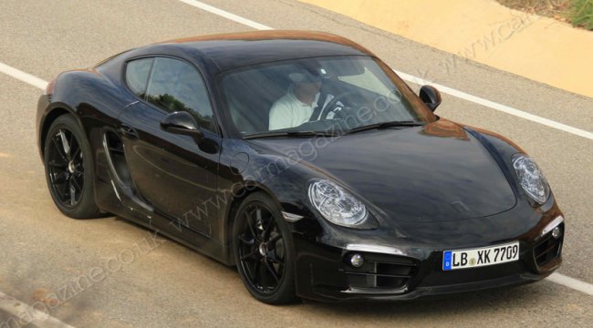 В сеть попало ещё несколько снимков нового Porsche Cayman без камуфляжа