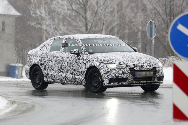Седан Audi A3 проходит европейские испытания