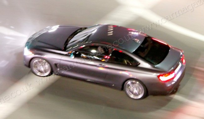 Купе BMW 4-ой серии в серийной версии засветилось без камуфляжа