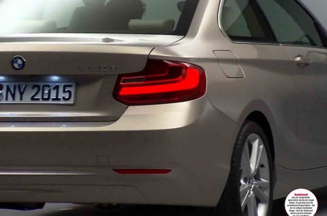 В сеть просочились свежие фотографии купе BMW 2-ой серии