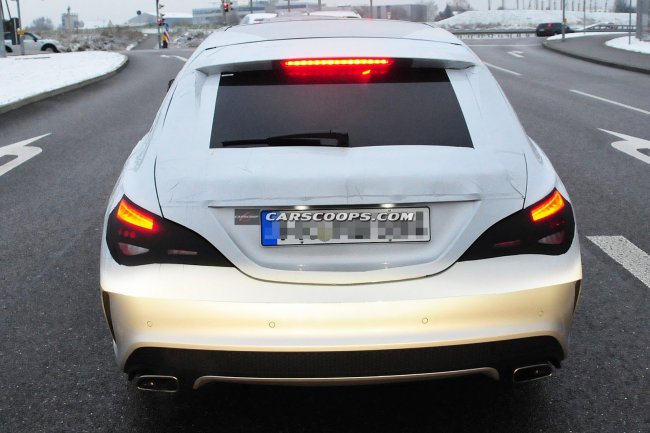 Прототип Mercedes-Benz CLA Shooting Brake замечен в ходе тестов