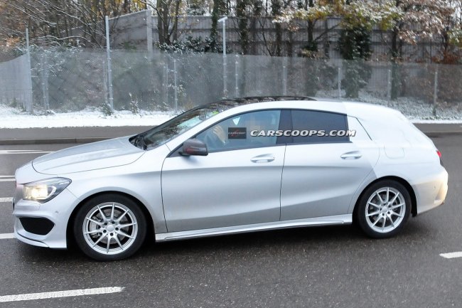 Прототип Mercedes-Benz CLA Shooting Brake замечен в ходе тестов