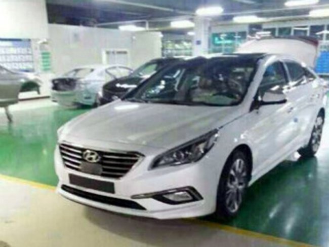 В интернет попали фотографии новой Hyundai Sonata