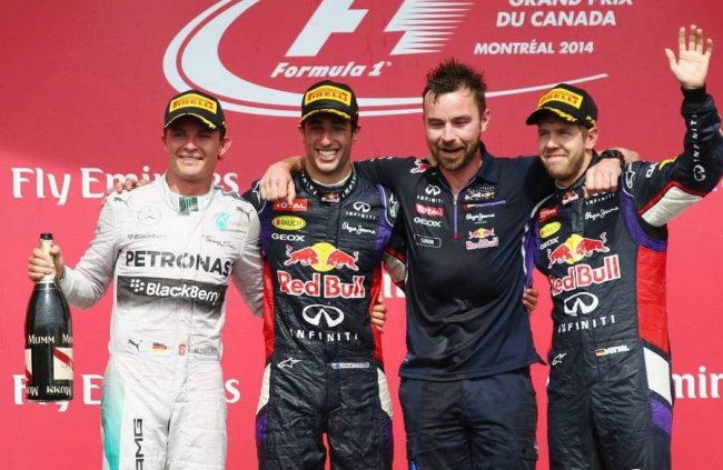 Даниэль Риккардо одержал сенсационную победу на Гран-При Канады