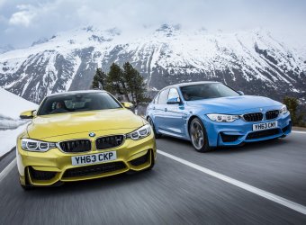 Фотографии седана BMW M3 и купе BMW M4 нового поколения